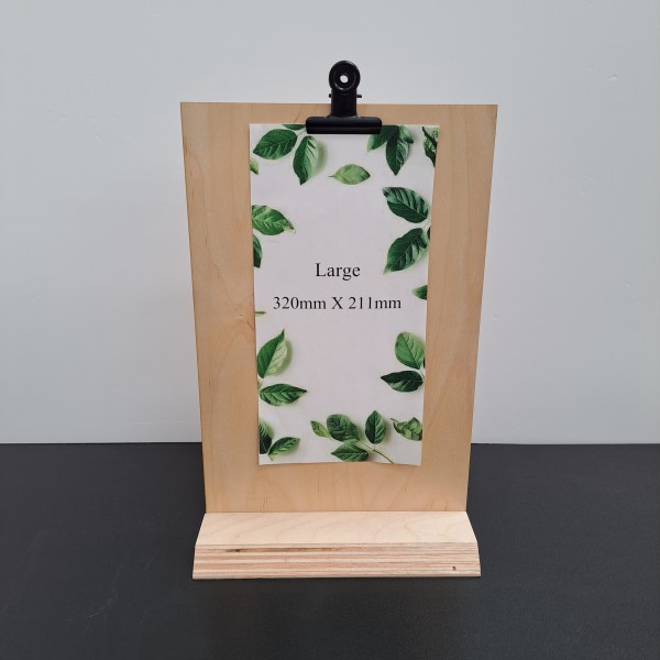 Large Sign Stand with Clip 7