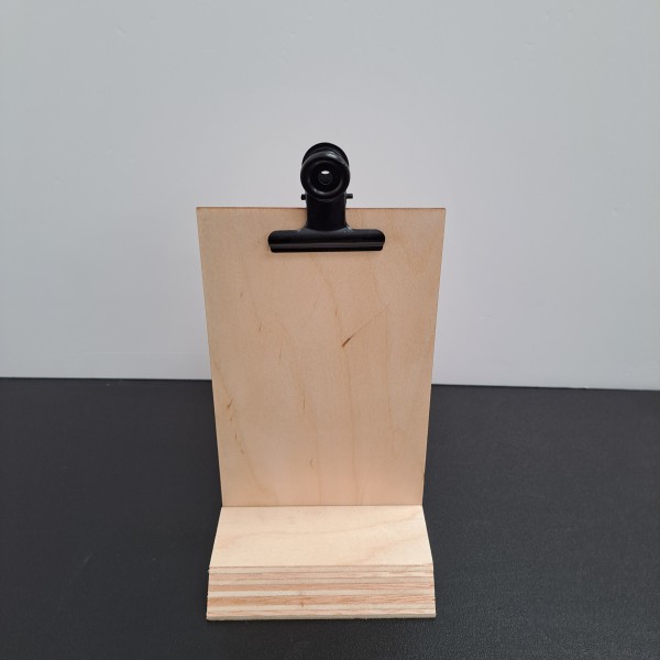 Small Sign Stand with Clip 1