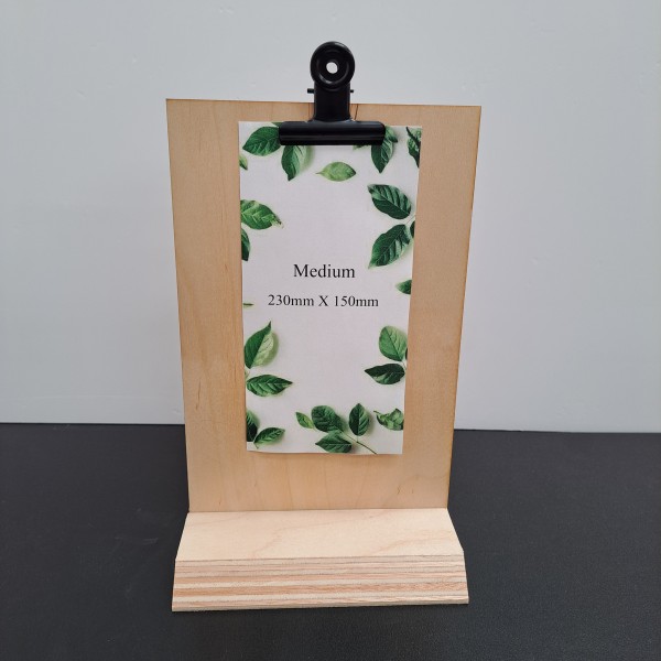 Medium Sign Stand with Clip 7