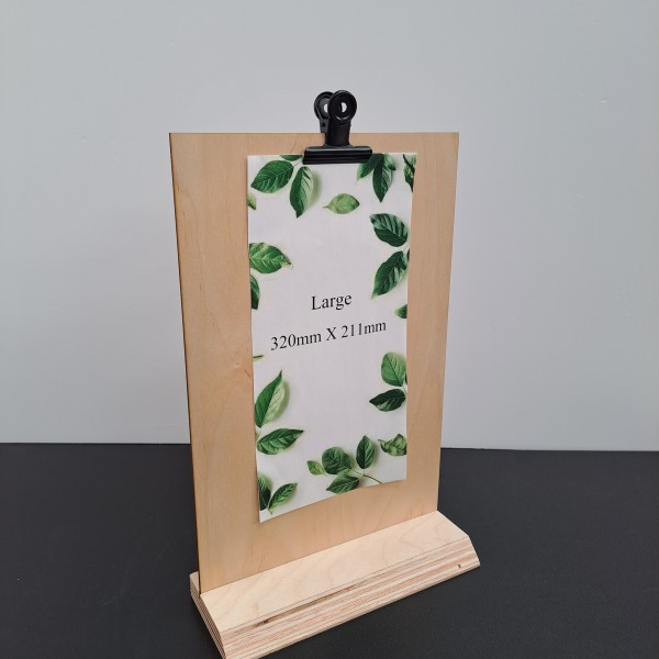 Large Sign Stand with Clip 8