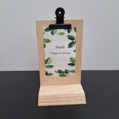 Small Sign Stand with Clip 7