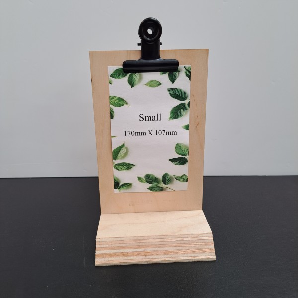 Small Sign Stand with Clip 7